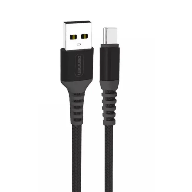 کابل شارژ و انتقال داده VDENMENV مدل D02T – USB به Type‑C – شدت جریان 2.4 آمپر - تصویر 2