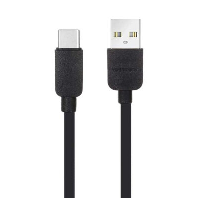 کابل شارژ و دیتا VDENMENV مدل D80T – USB‑A به Type‑C – شدت جریان 3 آمپر – طول 1 متر