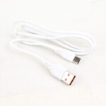 کابل شارژ و انتقال داده VDENMENV مدل D01T – USB‑A به Type‑C – شدت جریان 2.4 آمپر – طول 1 متر