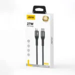 کابل آیفون آسپور مدل ASPOR AC56 – USB‑C to iPh – 27W Fast Charging - تصویر 2