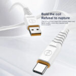 کابل تایپ‌سی آسپور مدل ASPOR A127 – USB‑A to USB‑C – شدت جریان 6A - تصویر 2