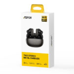 هندزفری بلوتوثی ASPOR مدل A638 با بلوتوث 5.4 و صدای Hi‑Fi - تصویر 2