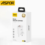 شارژر دیواری آسپور مدل ASPOR A821 20W – PD + QC - تصویر 2