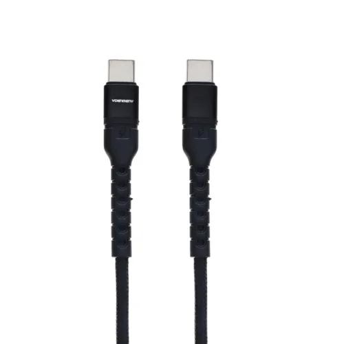 کابل شارژ سریع VDENMENV مدل D39T – USB‑A to Type‑C – شدت جریان 3.6A – طول 1 متر