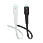 کابل شارژ سریع DENMEN مدل D16L – Lightning – جریان 3.6A – طول 1 متر