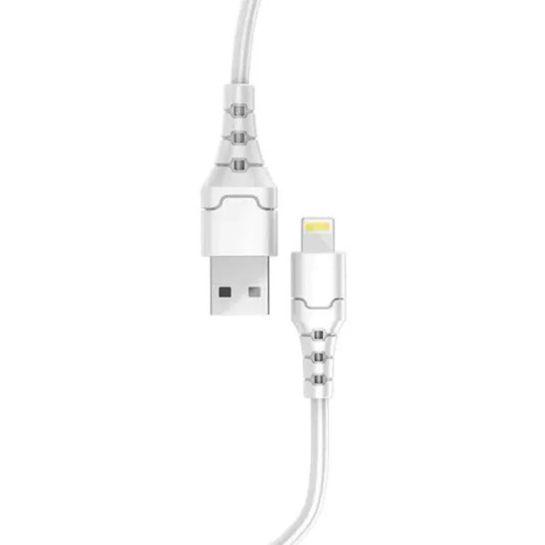 کابل شارژ و دیتا آیفون آسپور مدل ASPOR A101L – USB to iPh – طول 2 متر – جریان 3 آمپر
